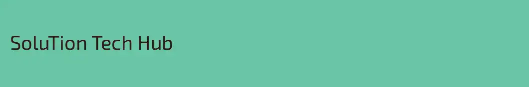 SoluTion Tech Hub